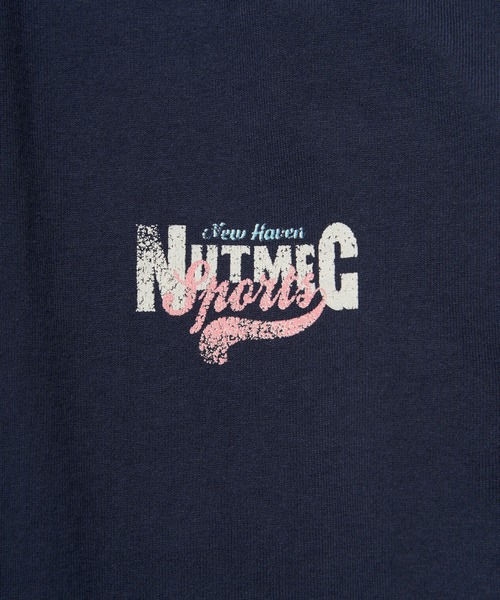NO NEED(ノーニード)の「【NUTMEG/ナツメグ】BASEBALLロンT(Tシャツ/カットソー・メンズ・ネイビー/ホワイト・M/L)」の11枚目の写真