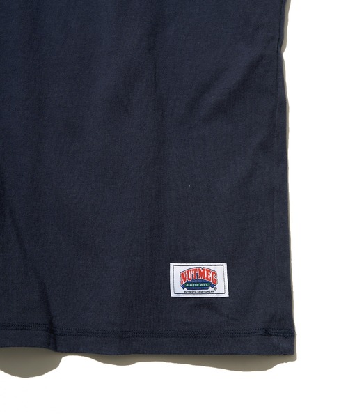 NO NEED(ノーニード)の「【NUTMEG/ナツメグ】BASEBALLロンT(Tシャツ/カットソー・メンズ・ネイビー/ホワイト・M/L)」の12枚目の写真