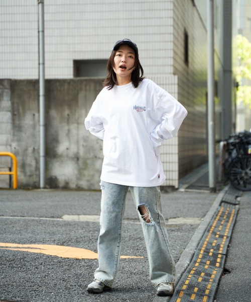 NO NEED(ノーニード)の「【NUTMEG/ナツメグ】BASEBALLロンT(Tシャツ/カットソー・メンズ・ネイビー/ホワイト・M/L)」の15枚目の写真
