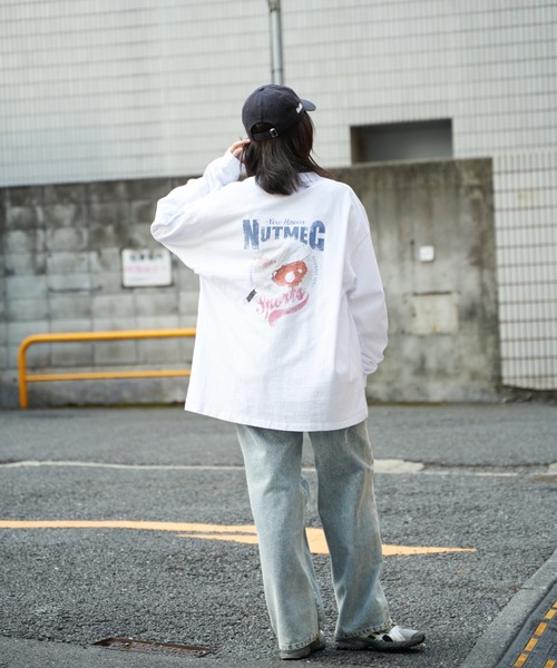NO NEED(ノーニード)の「【NUTMEG/ナツメグ】BASEBALLロンT(Tシャツ/カットソー・メンズ・ネイビー/ホワイト・M/L)」の20枚目の写真