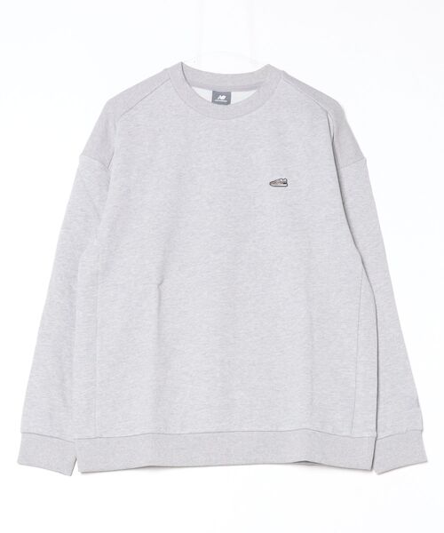 NEW BALANCE（ニューバランス）の「【別注】ニューバランス New Balance THE CITY シューパッチスウェット 限定コラボ（スウェット・メンズ・オフホワイト/グレー/ブラック・S/M/L/LL）」の3枚目の写真