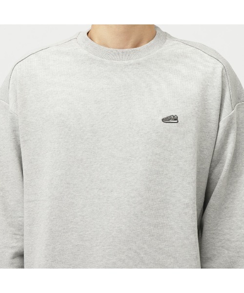 NEW BALANCE（ニューバランス）の「【別注】ニューバランス New Balance THE CITY シューパッチスウェット 限定コラボ（スウェット・メンズ・オフホワイト/グレー/ブラック・S/M/L/LL）」の7枚目の写真