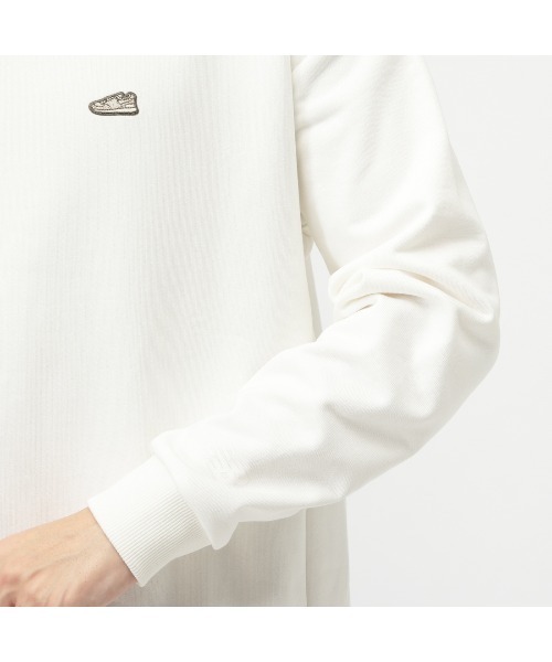 NEW BALANCE（ニューバランス）の「【別注】ニューバランス New Balance THE CITY シューパッチスウェット 限定コラボ（スウェット・メンズ・オフホワイト/グレー/ブラック・S/M/L/LL）」の5枚目の写真