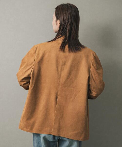 SENSE OF PLACE by URBAN RESEARCH（センスオブプレイスバイアーバンリサーチ）の「FSルーズジャケット（その他アウター・レディース・キャメル/ブラウン/ブラック・ONE）」の22枚目の写真