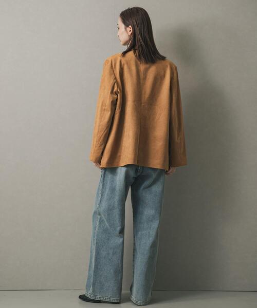 SENSE OF PLACE by URBAN RESEARCH（センスオブプレイスバイアーバンリサーチ）の「FSルーズジャケット（その他アウター・レディース・キャメル/ブラウン/ブラック・ONE）」の20枚目の写真