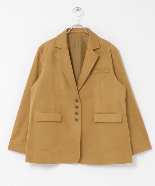 SENSE OF PLACE by URBAN RESEARCH（センスオブプレイスバイアーバンリサーチ）の「FSルーズジャケット（その他アウター・レディース・キャメル/ブラウン/ブラック・ONE）」の19枚目の写真