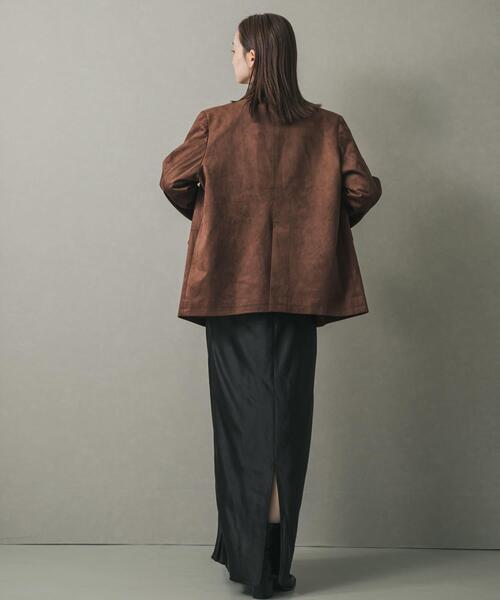 SENSE OF PLACE by URBAN RESEARCH（センスオブプレイスバイアーバンリサーチ）の「FSルーズジャケット（その他アウター・レディース・キャメル/ブラウン/ブラック・ONE）」の11枚目の写真