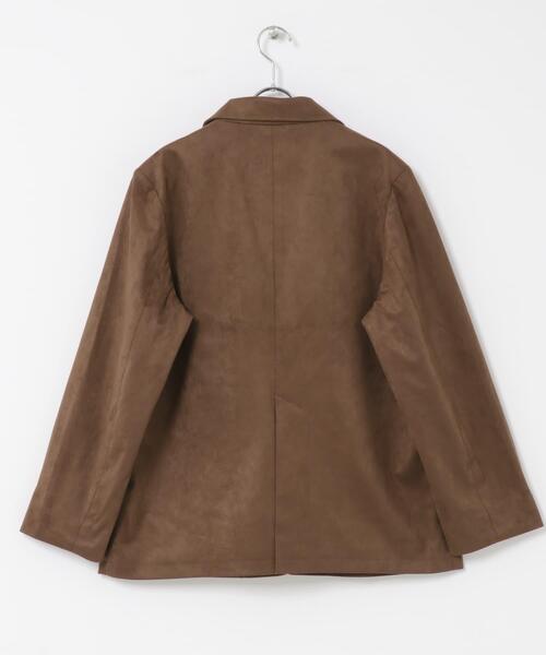 SENSE OF PLACE by URBAN RESEARCH（センスオブプレイスバイアーバンリサーチ）の「FSルーズジャケット（その他アウター・レディース・キャメル/ブラウン/ブラック・ONE）」の7枚目の写真