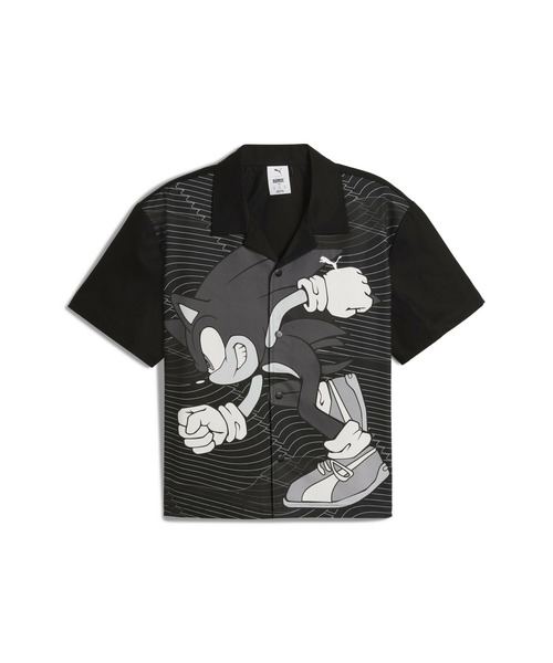 PUMA（プーマ）の「PUMA プーマ メンズ PUMA x ソニック リラックスド グラフィック レーサー 半（その他トップス・メンズ・ブラック・X-SMALL/MEDIUM/SMALL/X-LARGE/LARGE）」の6枚目の写真