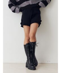 jouetie | ローズモチーフニットショーパン【セットアップ対応】(その他パンツ)