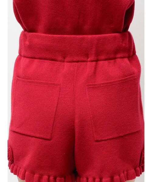 jouetie（ジュエティ）の「ローズモチーフニットショーパン【セットアップ対応】（その他パンツ・レディース・グレー/ブラック/レッド・MEDIUM）」の12枚目の写真