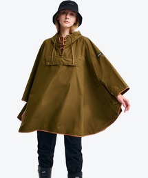 AIGLE（エーグル）の「透湿防水 撥水 防風  2トーンデザイン パッカブルポンチョ / 収納袋付き（レインコート/ポンチョ）」