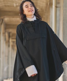 AIGLE(エーグル)の透湿防水 撥水 防風  2トーンデザイン パッカブルポンチョ / 収納袋付き(ポンチョ)