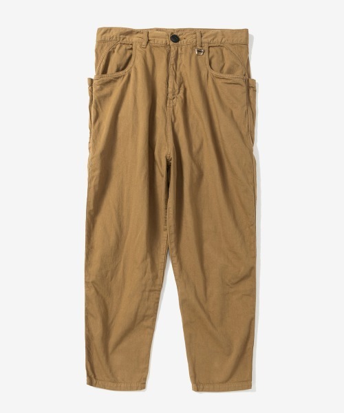 rehacer(レアセル)の「rehacer : Side Pocket Tapered Washed Pants / サイドポケットテーパード ウオッシュド パンツ(チノパンツ・メンズ・スミクロ/ベージュ/オリーブ/ブラック・MEDIUM/LARGE/SMALL)」の20枚目の写真