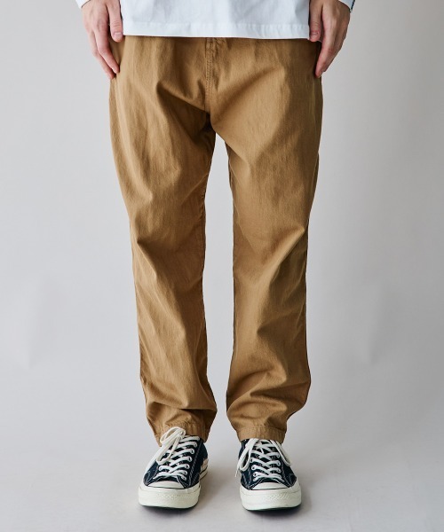 rehacer(レアセル)の「rehacer : Side Pocket Tapered Washed Pants / サイドポケットテーパード ウオッシュド パンツ(チノパンツ・メンズ・スミクロ/ベージュ/オリーブ/ブラック・MEDIUM/LARGE/SMALL)」の17枚目の写真