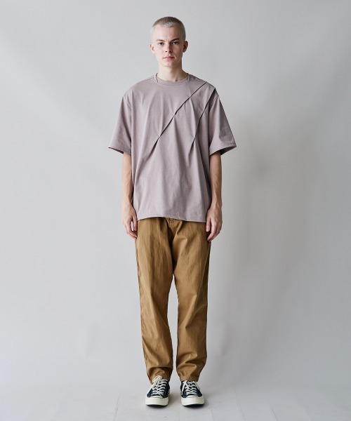 rehacer(レアセル)の「rehacer : Side Pocket Tapered Washed Pants / サイドポケットテーパード ウオッシュド パンツ(チノパンツ・メンズ・スミクロ/ベージュ/オリーブ/ブラック・MEDIUM/LARGE/SMALL)」の6枚目の写真