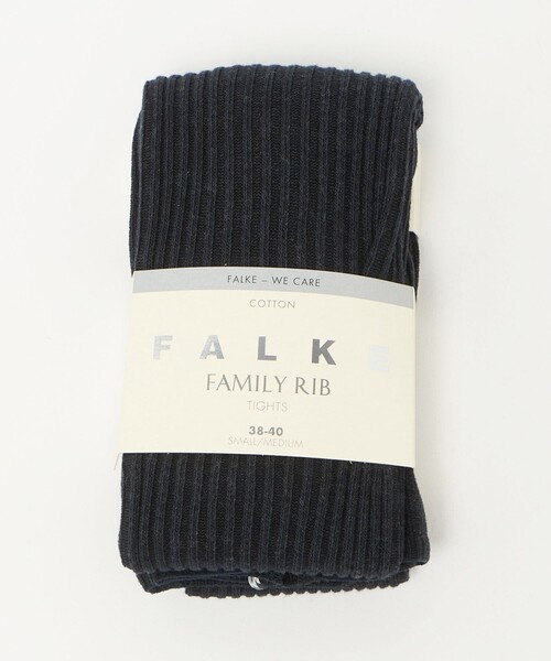 FALKE（ファルケ）の「＜FALKE＞ Family Rib Tights（タイツ/ストッキング・レディース・ブラック/ダークグレー・M/L）」の2枚目の写真