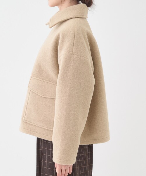 DRESKIP(ドレスキップ)の「【S-LL】大人カジュアルコーデに 襟付きZIPブルゾン(ブルゾン・レディース・オフホワイト/チャコールグレー/ベージュ・01/02/03/04)」の19枚目の写真