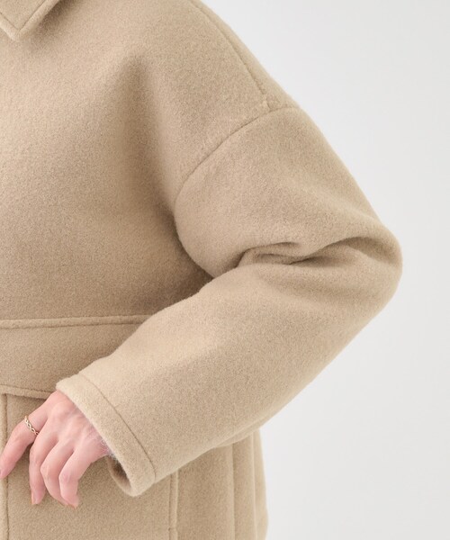 DRESKIP(ドレスキップ)の「【S-LL】大人カジュアルコーデに 襟付きZIPブルゾン(ブルゾン・レディース・オフホワイト/チャコールグレー/ベージュ・01/02/03/04)」の22枚目の写真