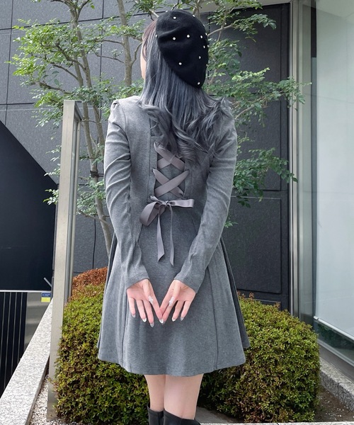 abc une face（アーベーセーアンフェイス）の「Wリボンレイヤード