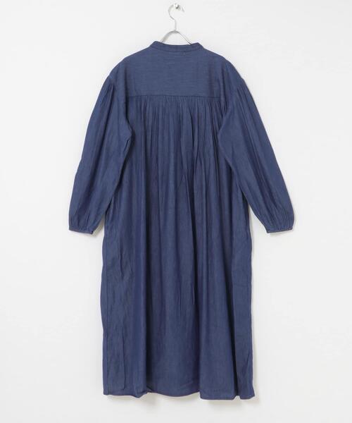 URBAN RESEARCH Sonny Label（アーバンリサーチサニーレーベル）の「デニムフリルヨークワンピース（ワンピース・レディース・ライトインディゴブルー/インディゴブルー・FREE）」の15枚目の写真