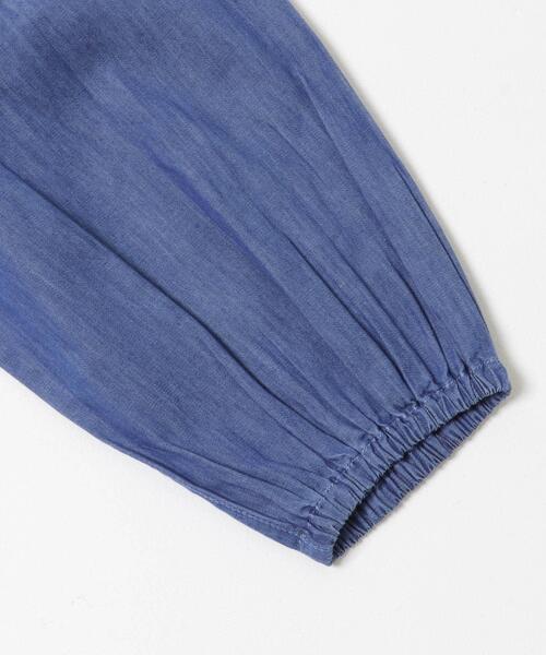 URBAN RESEARCH Sonny Label（アーバンリサーチサニーレーベル）の「デニムフリルヨークワンピース（ワンピース・レディース・ライトインディゴブルー/インディゴブルー・FREE）」の3枚目の写真