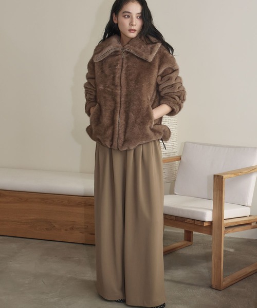 セール】【2025AW】ファージャケット ファーコート ファーブルゾン 冬