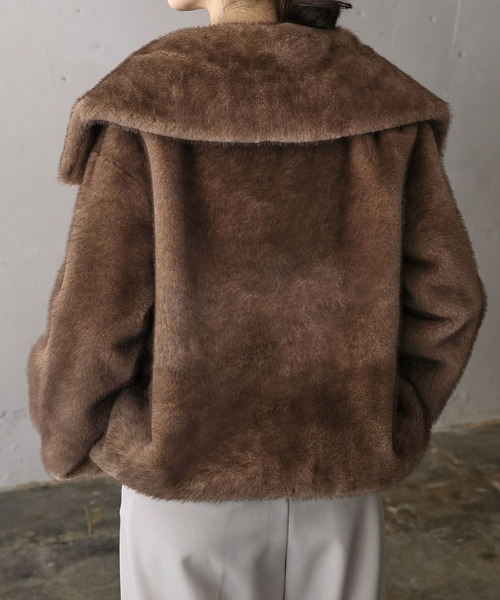 セール】【2025AW】ファージャケット ファーコート ファーブルゾン 冬