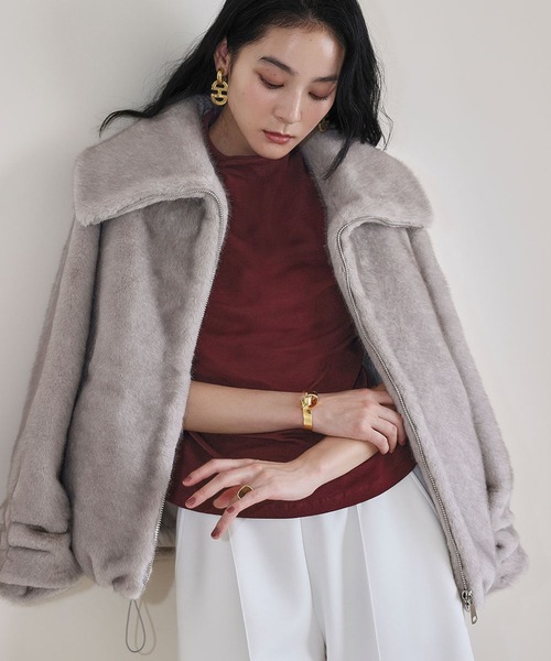 セール】【2025AW】ファージャケット ファーコート ファーブルゾン 冬