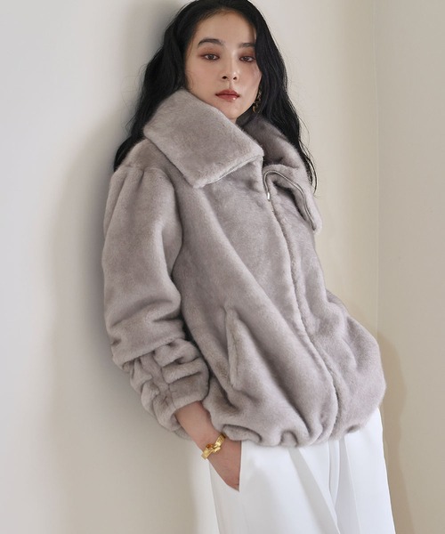 セール】【2025AW】ファージャケット ファーコート ファーブルゾン 冬