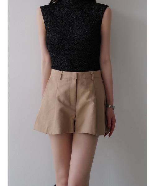 celon(セロン)の「tucked mini pants(その他パンツ・レディース・ブラック/ベージュ・FREE)」の8枚目の写真