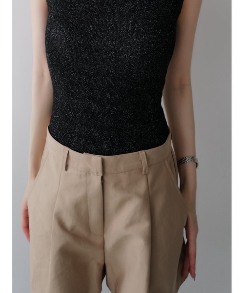 celon(セロン)の「tucked mini pants(その他パンツ・レディース・ブラック/ベージュ・FREE)」の9枚目の写真