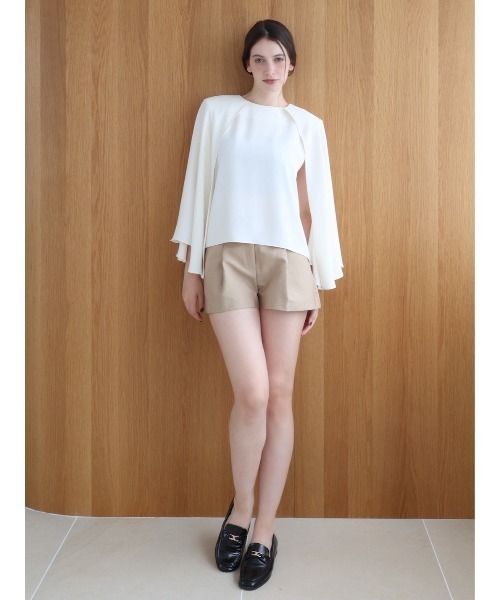 celon(セロン)の「tucked mini pants(その他パンツ・レディース・ブラック/ベージュ・FREE)」の5枚目の写真