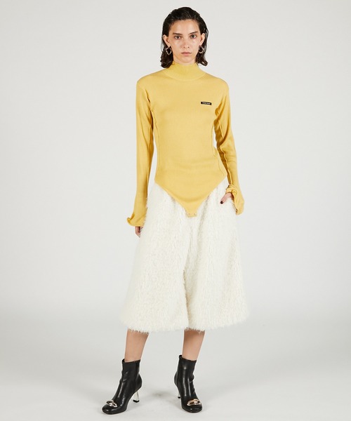 PRANK PROJECT(プランクプロジェクト)の「メタルヒールストレッチショートブーツ / Metal Heel Stretch Short Boots(ブーツ・レディース・ブラック・36/37/38)」の2枚目の写真