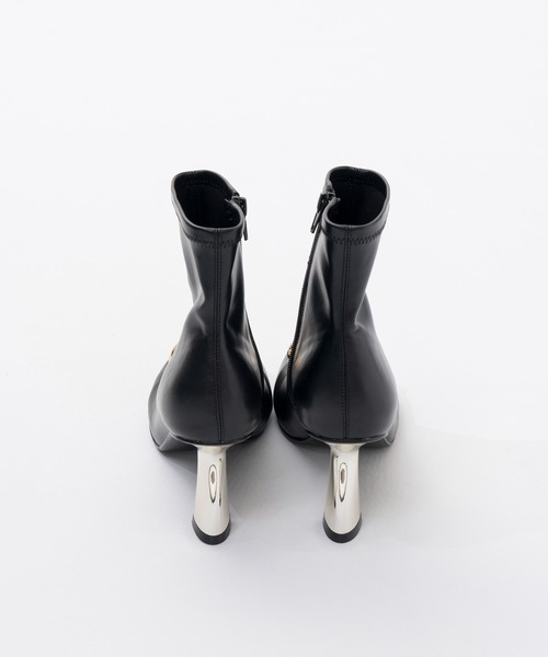 PRANK PROJECT(プランクプロジェクト)の「メタルヒールストレッチショートブーツ / Metal Heel Stretch Short Boots(ブーツ・レディース・ブラック・36/37/38)」の10枚目の写真