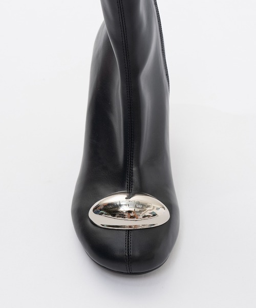 PRANK PROJECT(プランクプロジェクト)の「メタルヒールストレッチショートブーツ / Metal Heel Stretch Short Boots(ブーツ・レディース・ブラック・36/37/38)」の12枚目の写真