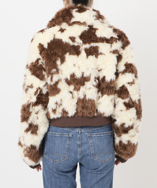 U by SPICK&SPAN（ユーバイスピックアンドスパン）の「MOLLIOLLI/モリオリ GEGE AVIATOR CROPPED JUMPER（その他アウター・レディース・アイボリー・SMALL）」の15枚目の写真