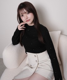 LIPSERVICE | ウォームジュエルリブニット(ニット/セーター)