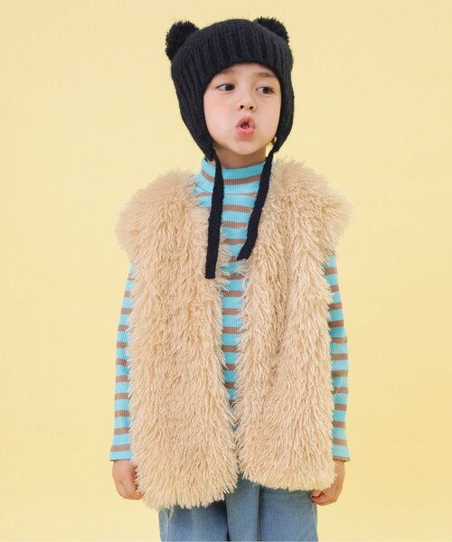 未使用☆ cen. セン プードルファーベスト 完売品♡新品未使用タグ付cen.made in Japan/プードルファー