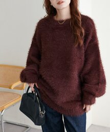 【WEB限定】モヘヤタッチニット