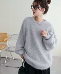 【WEB限定】モヘヤタッチニット