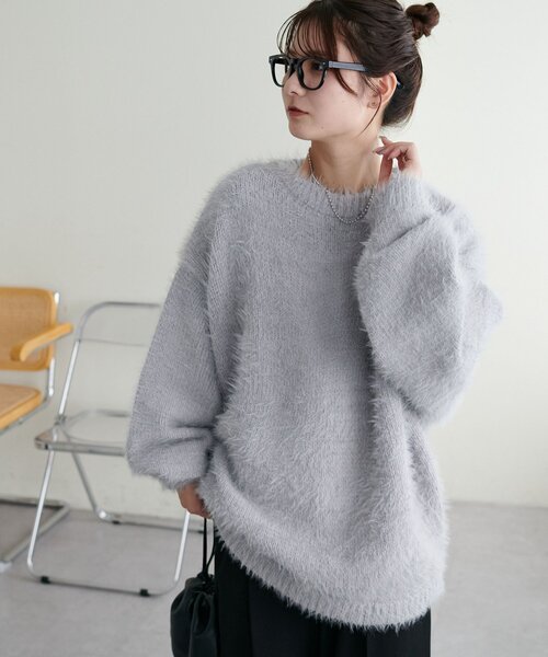 セール】【WEB限定】モヘヤタッチニット（ニット/セーター）｜DISCOAT