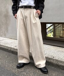 CIAOPANIC TYPY（チャオパニックティピー）の「【冬も暖かい◎】表起毛/2タックデニムワイドスラックスパンツ（デニムパンツ・メンズ）」