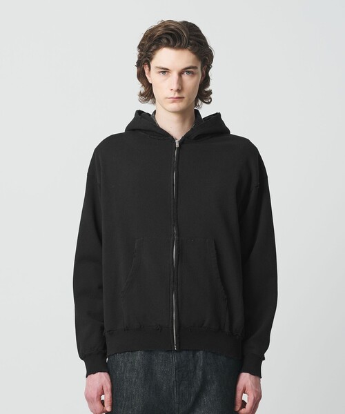 BEAUTY&YOUTH UNITED ARROWS（ビューティーアンドユースユナイテッドアローズ）の「クラッシュ スウェット ジップ フーディ（パーカー・メンズ・レッド/ブラック・S/L/M/XL）」の9枚目の写真