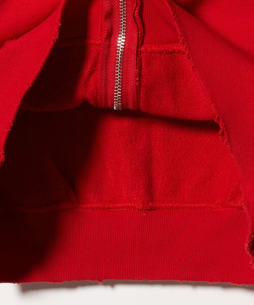 BEAUTY&YOUTH UNITED ARROWS（ビューティーアンドユースユナイテッドアローズ）の「クラッシュ スウェット ジップ フーディ（パーカー・メンズ・レッド/ブラック・S/L/M/XL）」の20枚目の写真