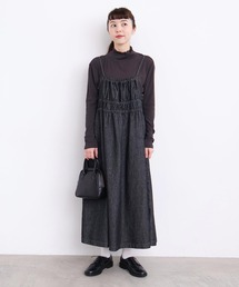Women's Denim Overalls Skirt（ジャンパースカート）｜DANTON