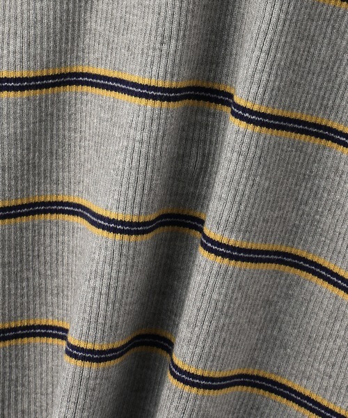 VICKY（ビッキー）の「MIXカラーボーダーニットプルオーバー（ニット/セーター・レディース・グレー系その他/ブラウン系その他/ダークネイビー・M）」の16枚目の写真