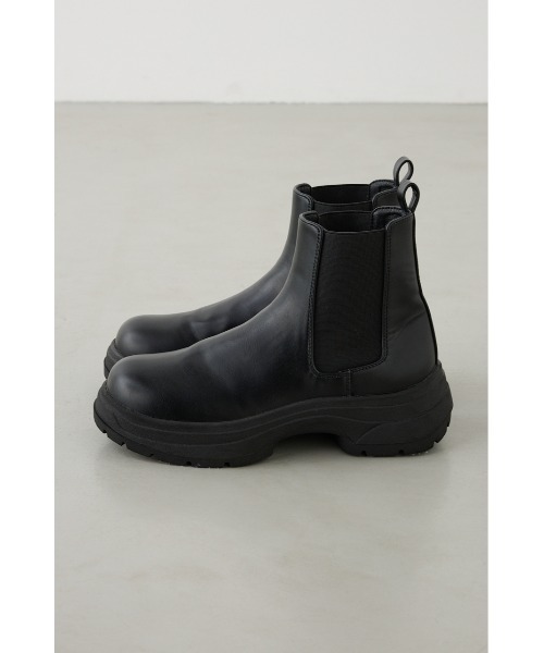 AZUL by moussy（アズールバイマウジー）の「サイドゴアブーツ（ブーツ・レディース・ブラック・SMALL/MEDIUM/LARGE）」の5枚目の写真