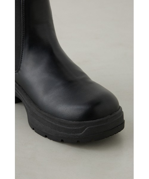 AZUL by moussy（アズールバイマウジー）の「サイドゴアブーツ（ブーツ・レディース・ブラック・SMALL/MEDIUM/LARGE）」の10枚目の写真