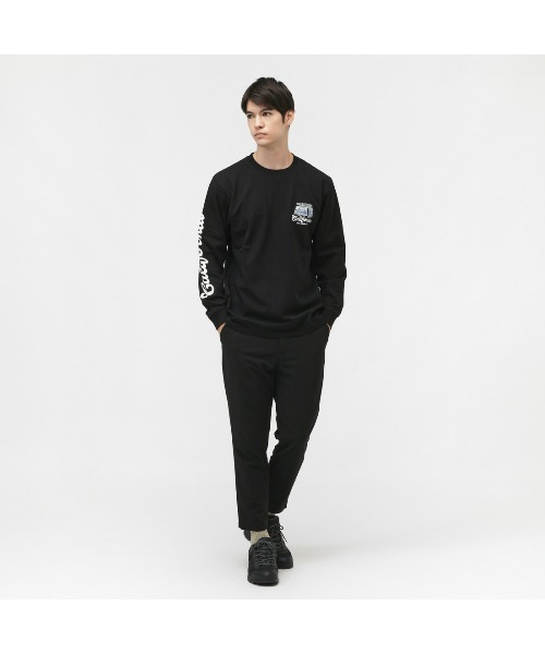 Ocean Pacific（オーシャンパシフィック）の「オーシャンパシフィック Ocean Pacific ナガソデTシャツ_メンズ_オーシャンパシフィック（Tシャツ/カットソー・メンズ・ベージュ/ブラック/ホワイト・M/L/LL）」の7枚目の写真